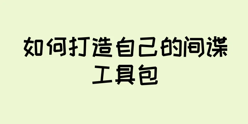 如何打造自己的间谍工具包