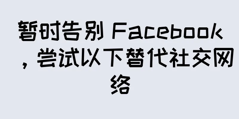 暂时告别 Facebook，尝试以下替代社交网络