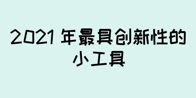 2021 年最具创新性的小工具