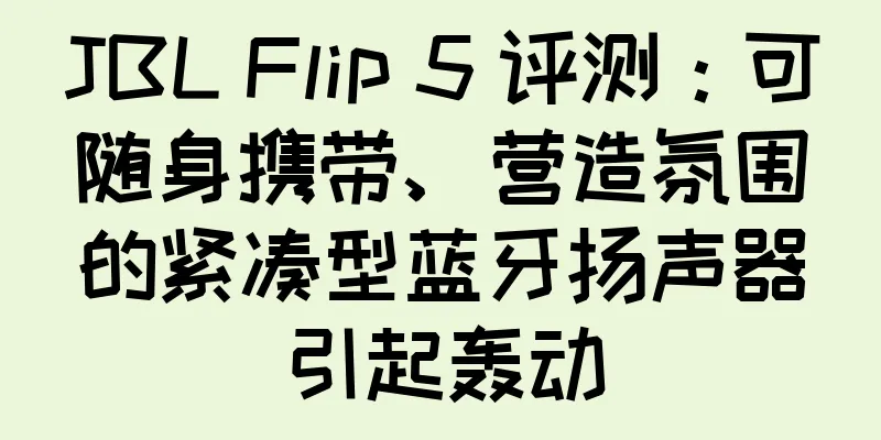 JBL Flip 5 评测：可随身携带、营造氛围的紧凑型蓝牙扬声器引起轰动