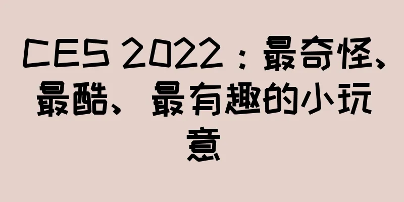 CES 2022：最奇怪、最酷、最有趣的小玩意