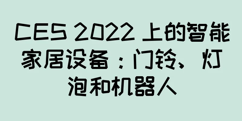 CES 2022 上的智能家居设备：门铃、灯泡和机器人