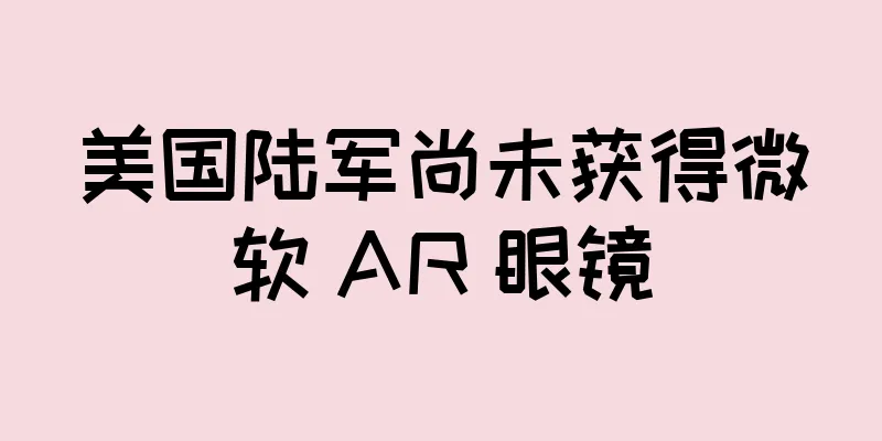 美国陆军尚未获得微软 AR 眼镜