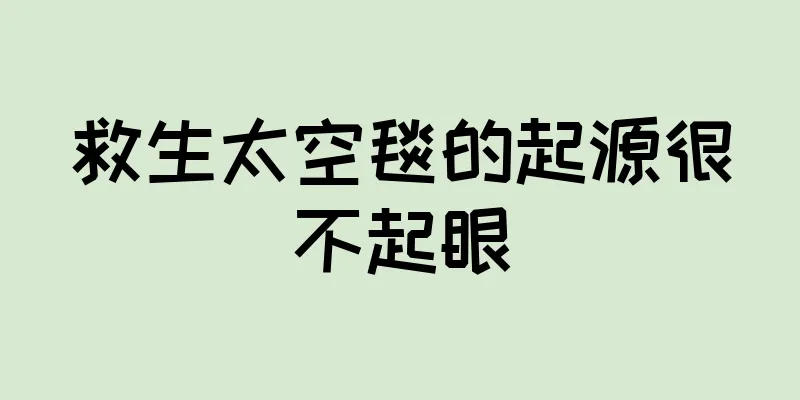 救生太空毯的起源很不起眼