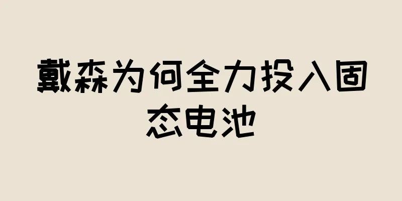 戴森为何全力投入固态电池