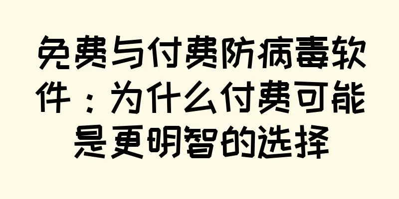 免费与付费防病毒软件：为什么付费可能是更明智的选择