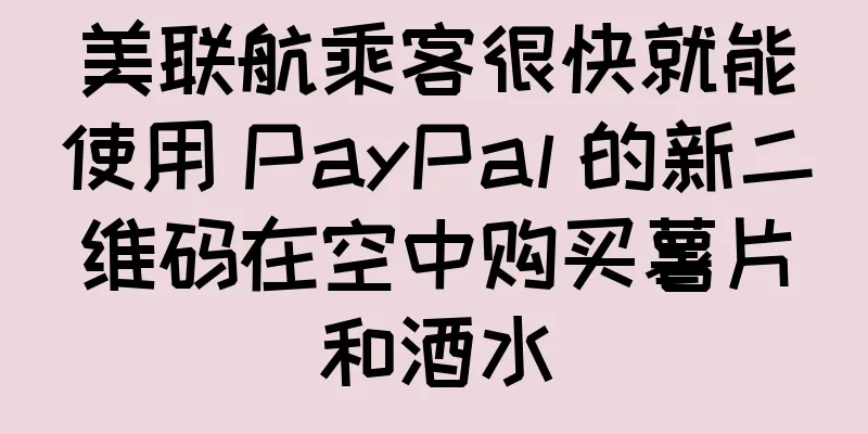 美联航乘客很快就能使用 PayPal 的新二维码在空中购买薯片和酒水