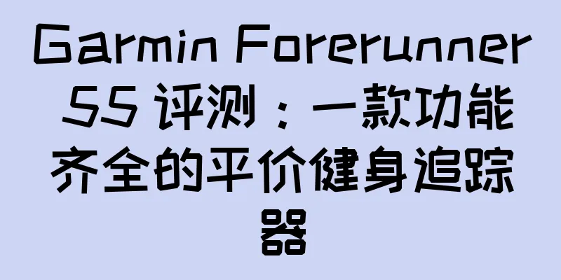 Garmin Forerunner 55 评测：一款功能齐全的平价健身追踪器
