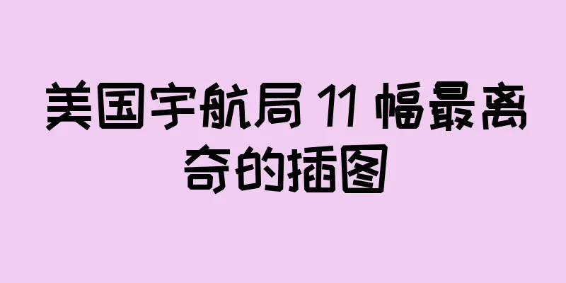 美国宇航局 11 幅最离奇的插图