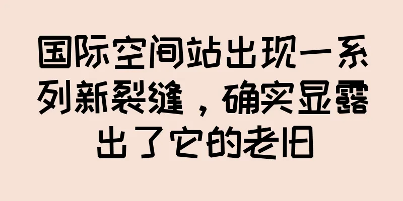 国际空间站出现一系列新裂缝，确实显露出了它的老旧