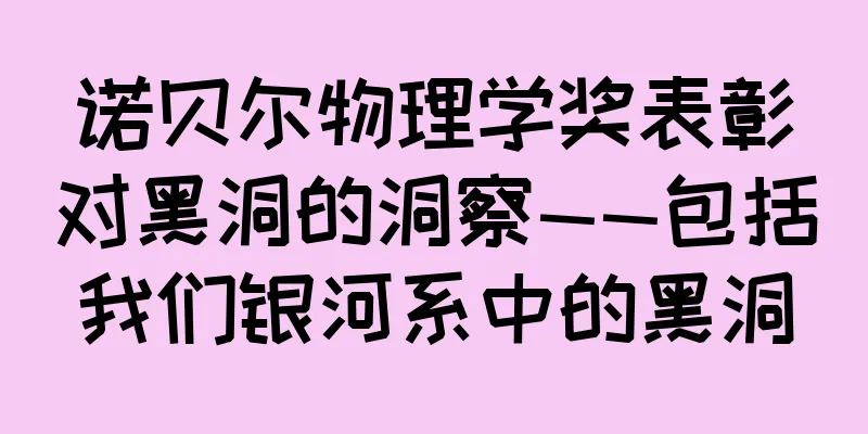 诺贝尔物理学奖表彰对黑洞的洞察——包括我们银河系中的黑洞