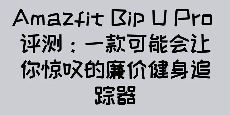 Amazfit Bip U Pro 评测：一款可能会让你惊叹的廉价健身追踪器