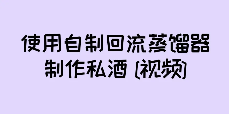 使用自制回流蒸馏器制作私酒 [视频]