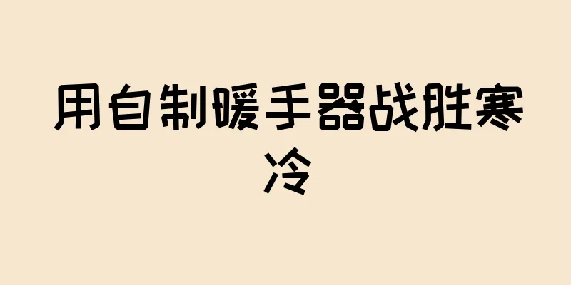 用自制暖手器战胜寒冷