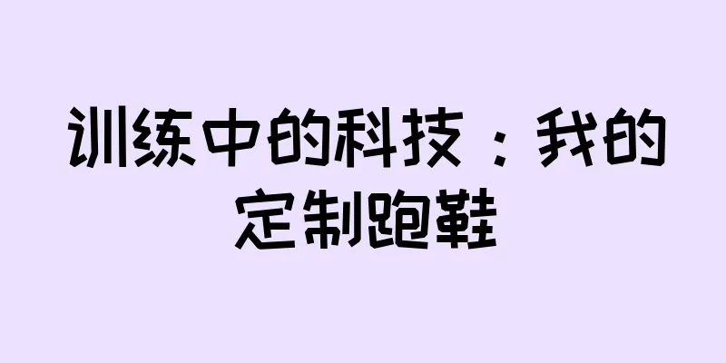 训练中的科技：我的定制跑鞋