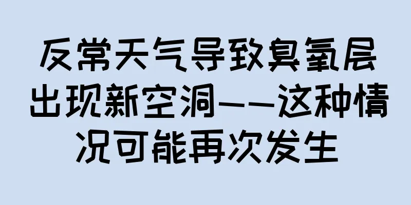 反常天气导致臭氧层出现新空洞——这种情况可能再次发生