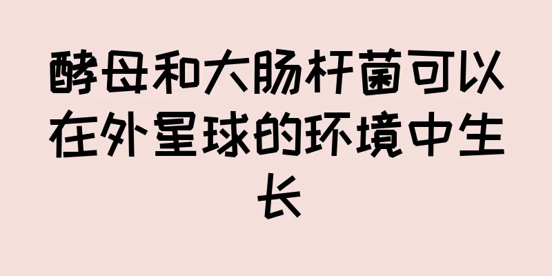 酵母和大肠杆菌可以在外星球的环境中生长