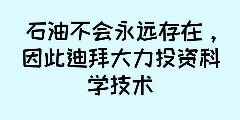 石油不会永远存在，因此迪拜大力投资科学技术