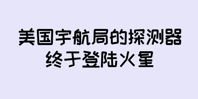 美国宇航局的探测器终于登陆火星