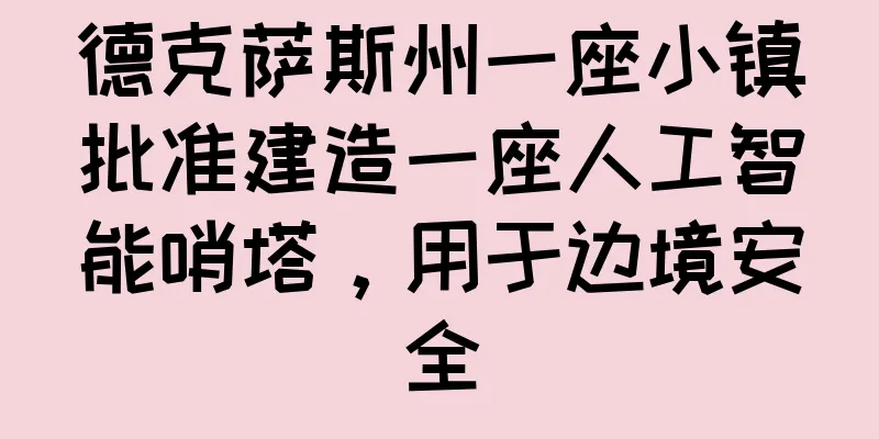 德克萨斯州一座小镇批准建造一座人工智能哨塔，用于边境安全