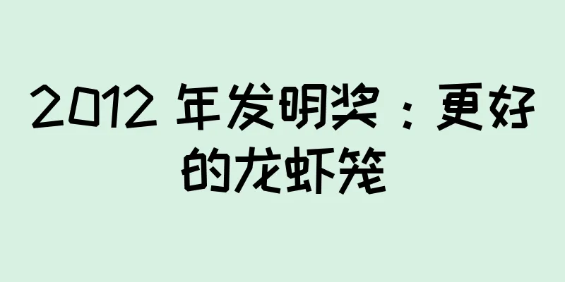 2012 年发明奖：更好的龙虾笼