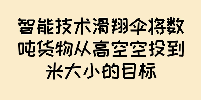 智能技术滑翔伞将数吨货物从高空空投到米大小的目标