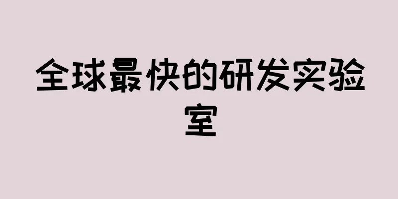 全球最快的研发实验室