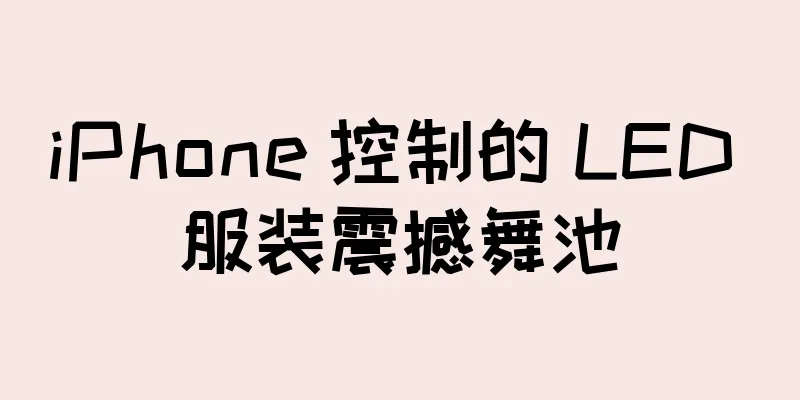 iPhone 控制的 LED 服装震撼舞池