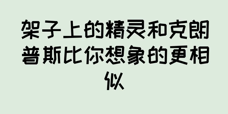 架子上的精灵和克朗普斯比你想象的更相似