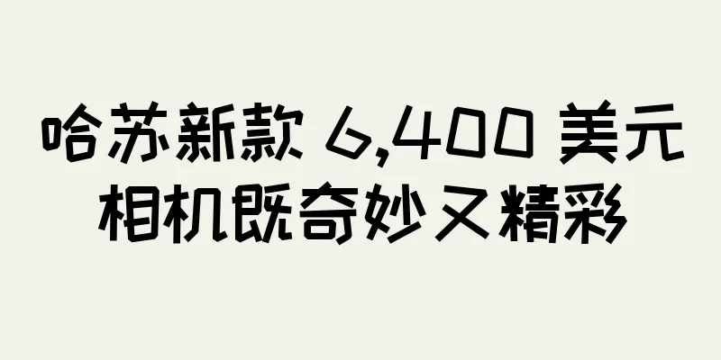 哈苏新款 6,400 美元相机既奇妙又精彩