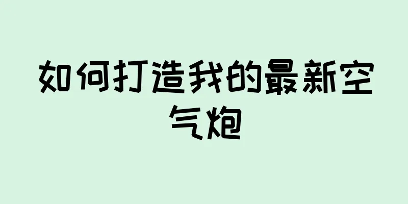 如何打造我的最新空气炮