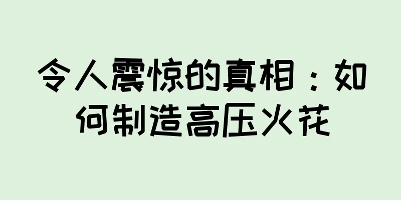 令人震惊的真相：如何制造高压火花