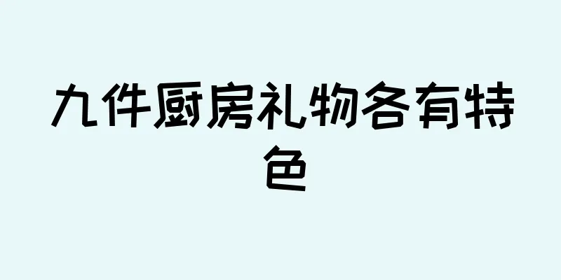 九件厨房礼物各有特色