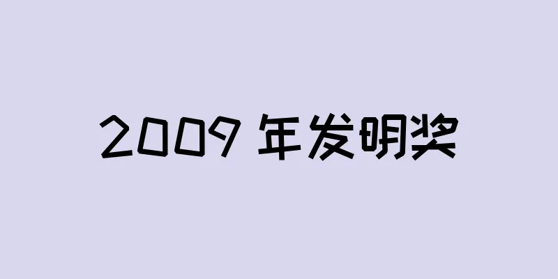 2009 年发明奖