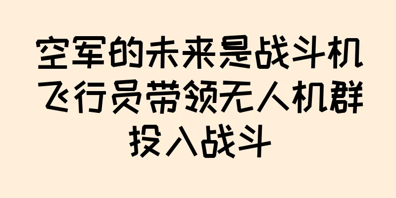 空军的未来是战斗机飞行员带领无人机群投入战斗
