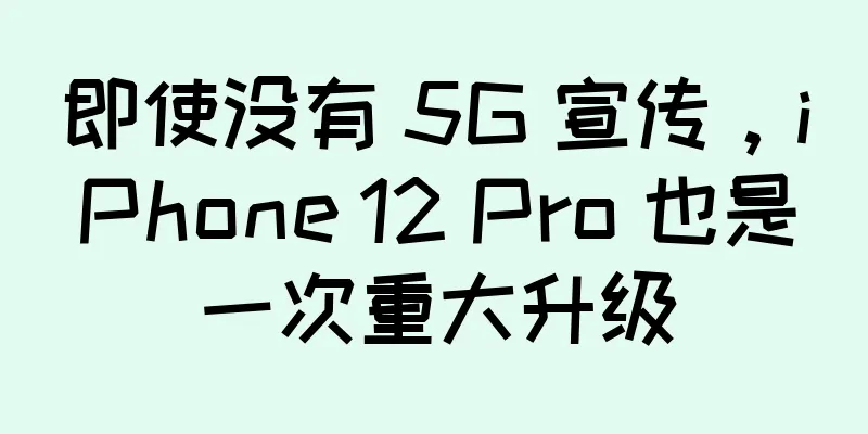 即使没有 5G 宣传，iPhone 12 Pro 也是一次重大升级