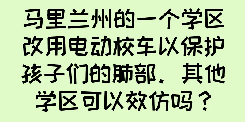 马里兰州的一个学区改用电动校车以保护孩子们的肺部。其他学区可以效仿吗？