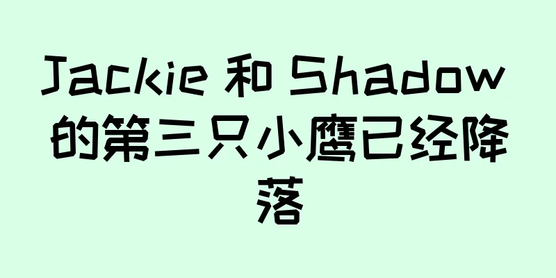 Jackie 和 Shadow 的第三只小鹰已经降落