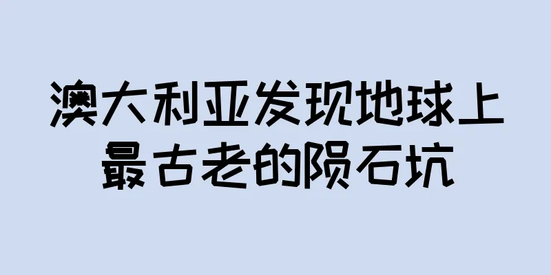 澳大利亚发现地球上最古老的陨石坑