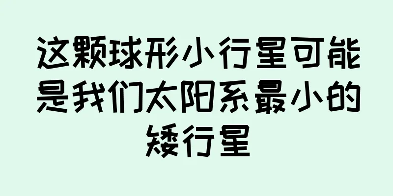 这颗球形小行星可能是我们太阳系最小的矮行星