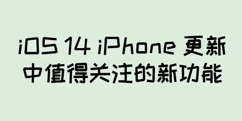 iOS 14 iPhone 更新中值得关注的新功能