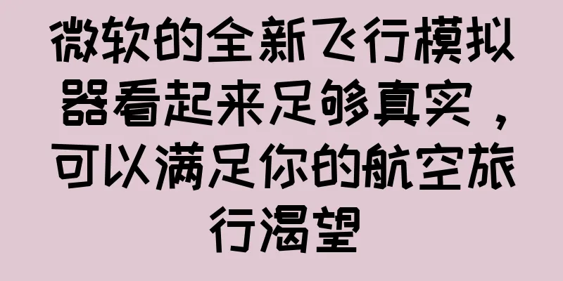 微软的全新飞行模拟器看起来足够真实，可以满足你的航空旅行渴望