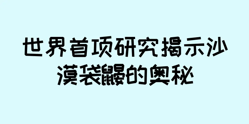 世界首项研究揭示沙漠袋鼹的奥秘