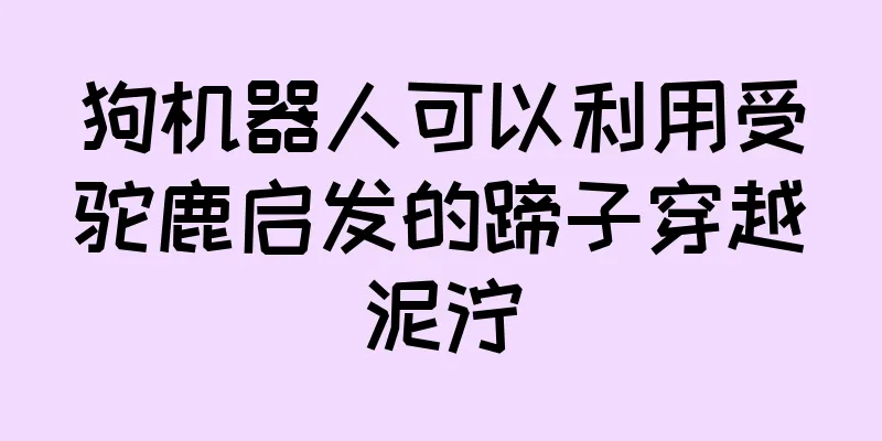 狗机器人可以利用受驼鹿启发的蹄子穿越泥泞
