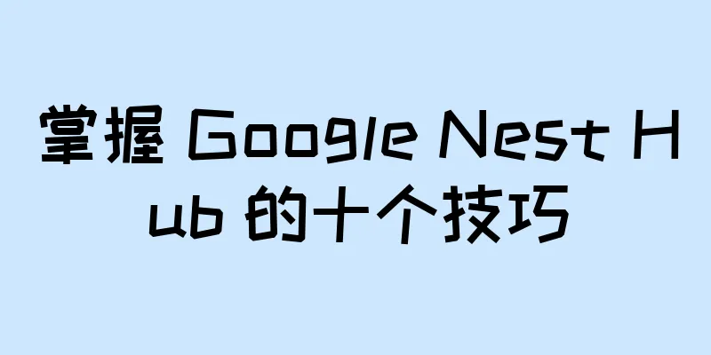 掌握 Google Nest Hub 的十个技巧