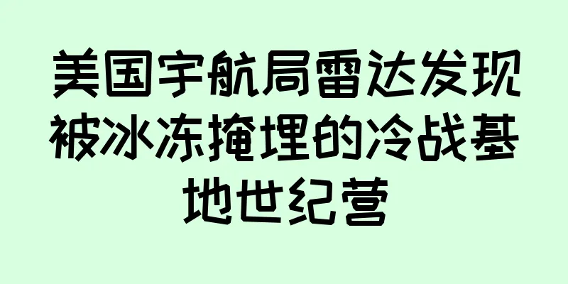 美国宇航局雷达发现被冰冻掩埋的冷战基地世纪营