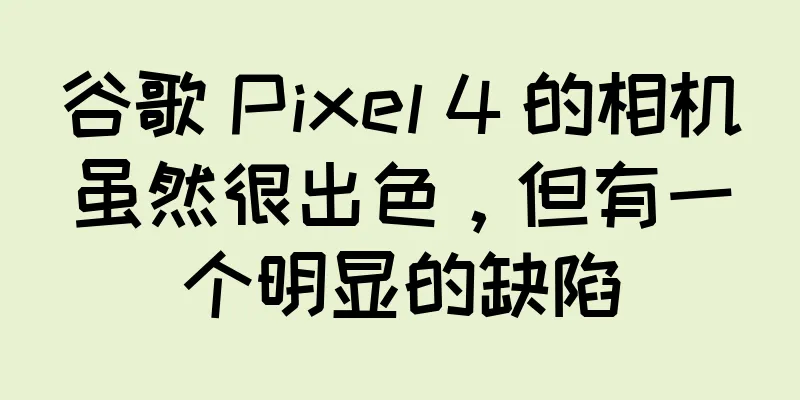 谷歌 Pixel 4 的相机虽然很出色，但有一个明显的缺陷