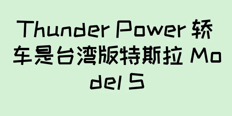 Thunder Power 轿车是台湾版特斯拉 Model S