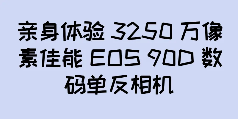 亲身体验 3250 万像素佳能 EOS 90D 数码单反相机
