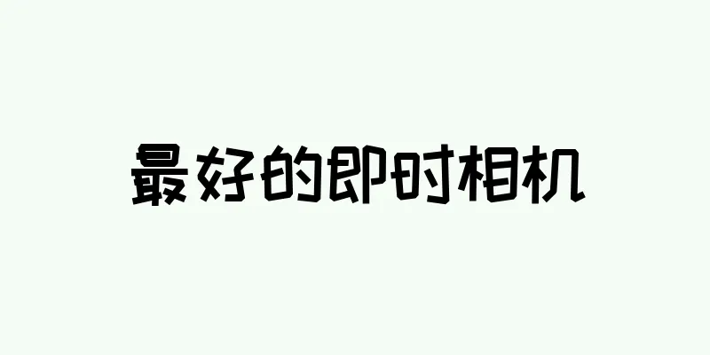 最好的即时相机